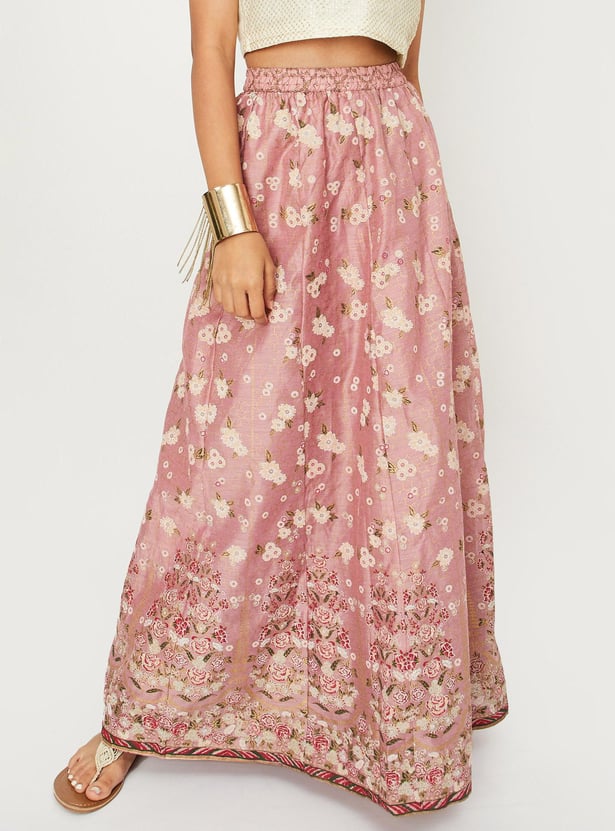 Girls Embriodered Lehenga Set with Dupatta