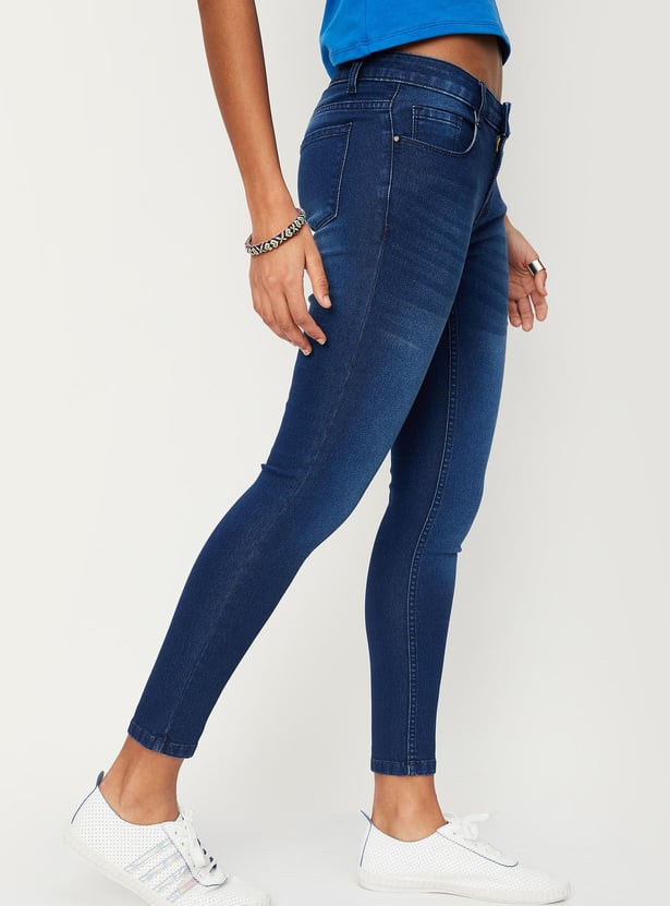 Women Washed Skinny Fit Jeans