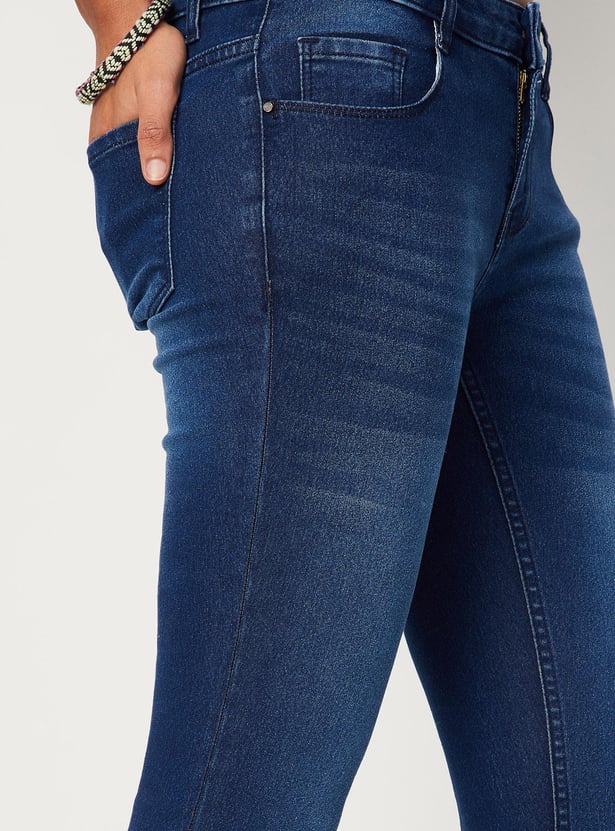 Women Washed Skinny Fit Jeans