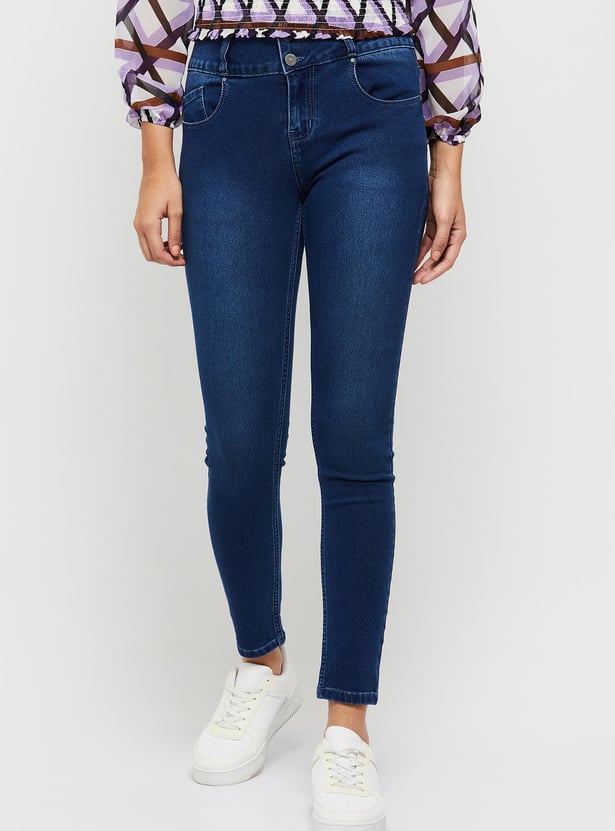 Blue Jeans Myntra Jeans For Girls Slim Fit Jeggings On Myntra