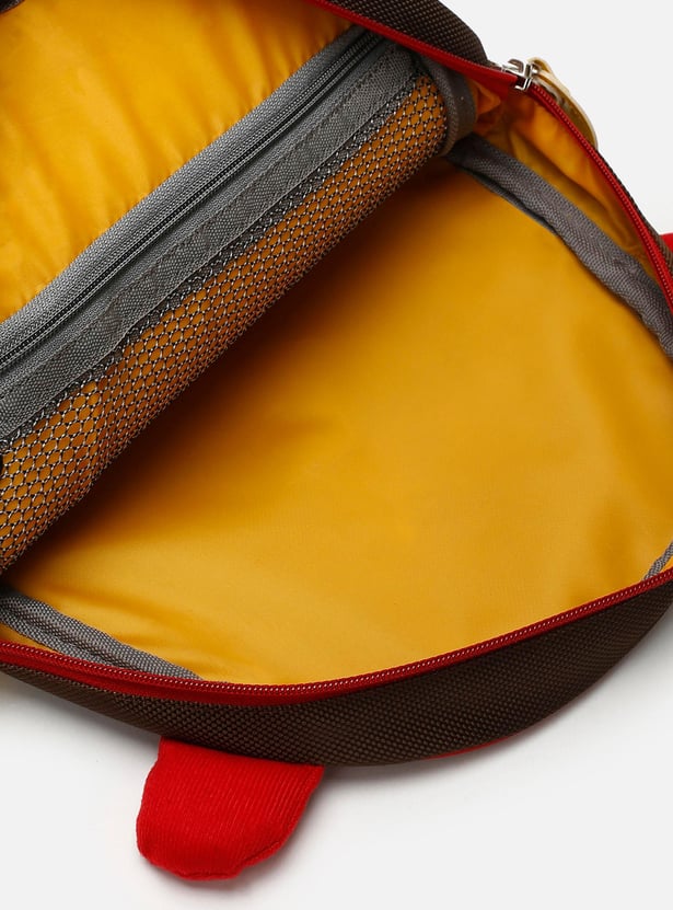 Kids Monkey Printed Zip Closure Backpack