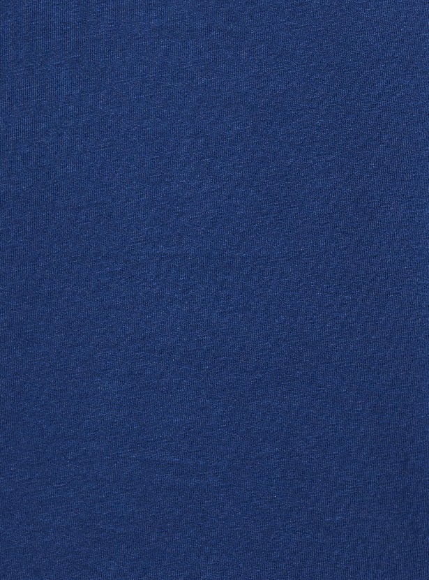 Women Typographic Printed T-shirt with Round Neck