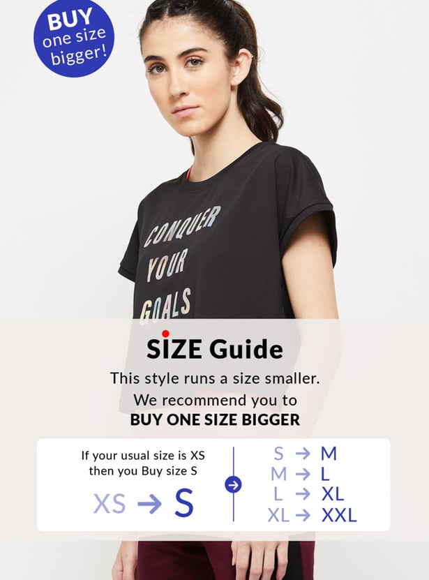 Women Typographic Print Layered T-Shirt