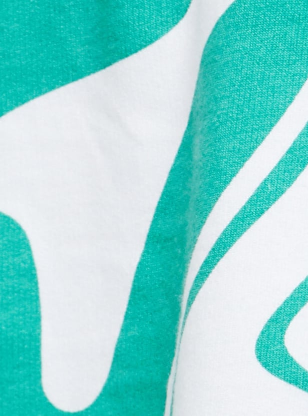 Women Checked Hooded Crop Sweatshirt