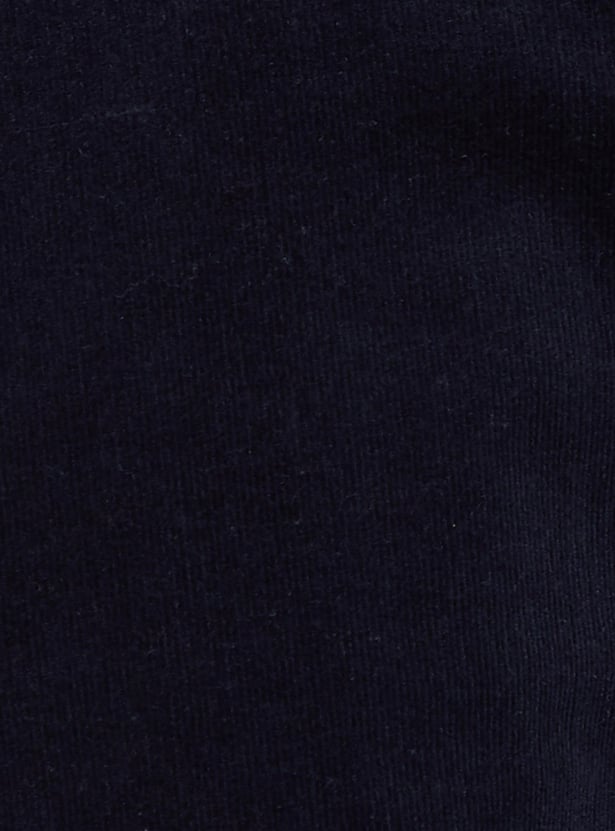 Men Corduroy Textured Skinny Fit Chinos