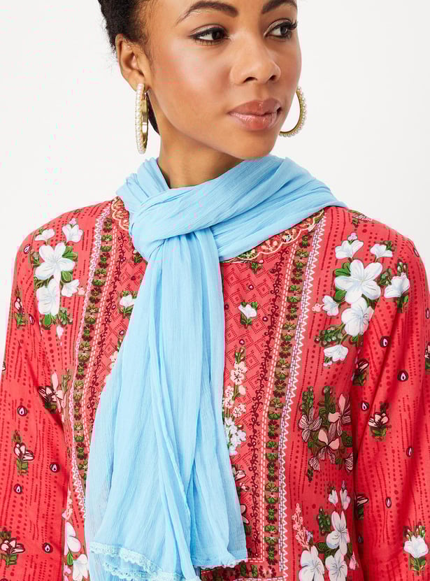 Women Printed Kurta Set with Straight Pants