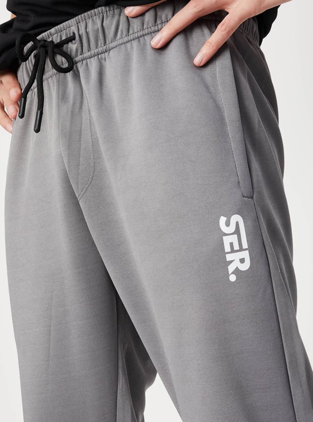 Men Solid Athleisure Joggers