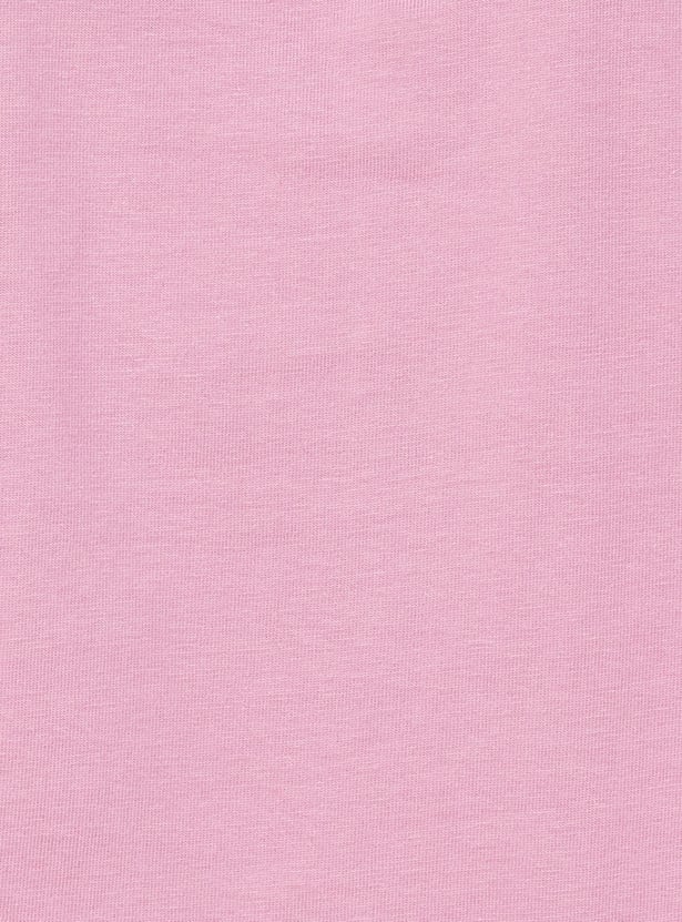 Women Solid Boxy Crop T-shirt