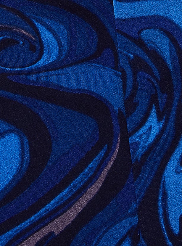 Women Abstract Printed Cut-Out Jumpsuit