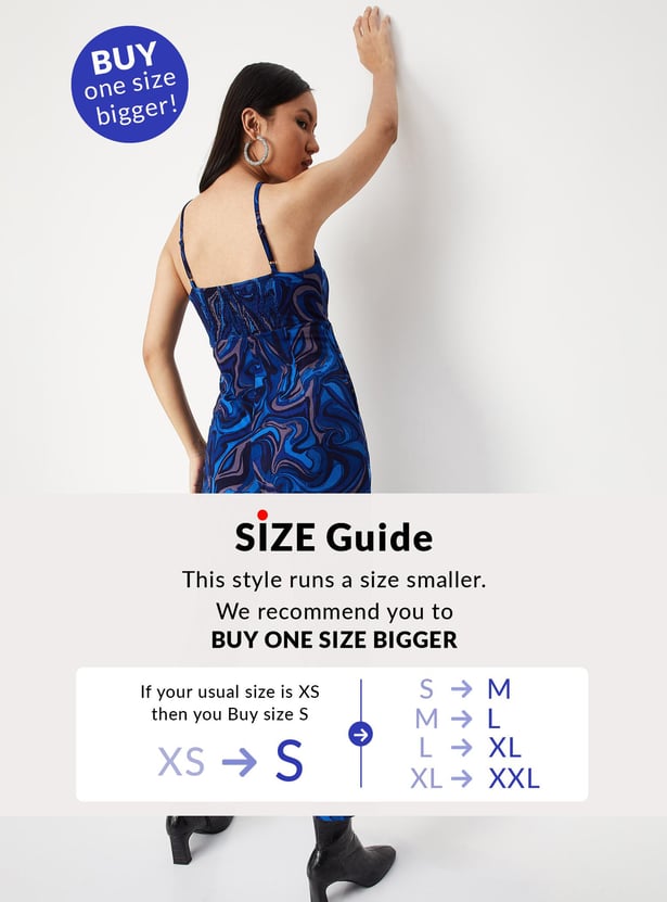 Women Abstract Printed Cut-Out Jumpsuit