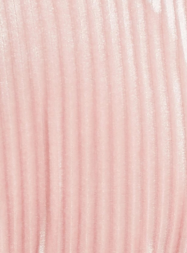 Women Ribbed Velvet Jumpsuit with Pockets