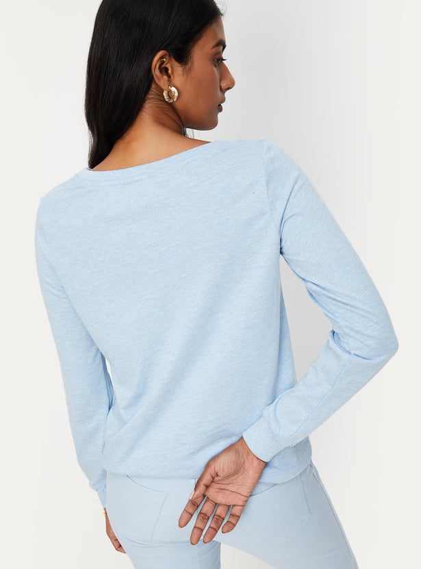 Women Floral Printed Long Sleeve T-shirt