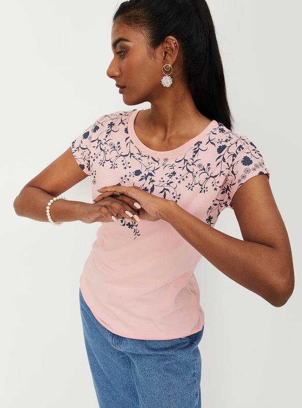 Women Graphic Round Neck T-shirt