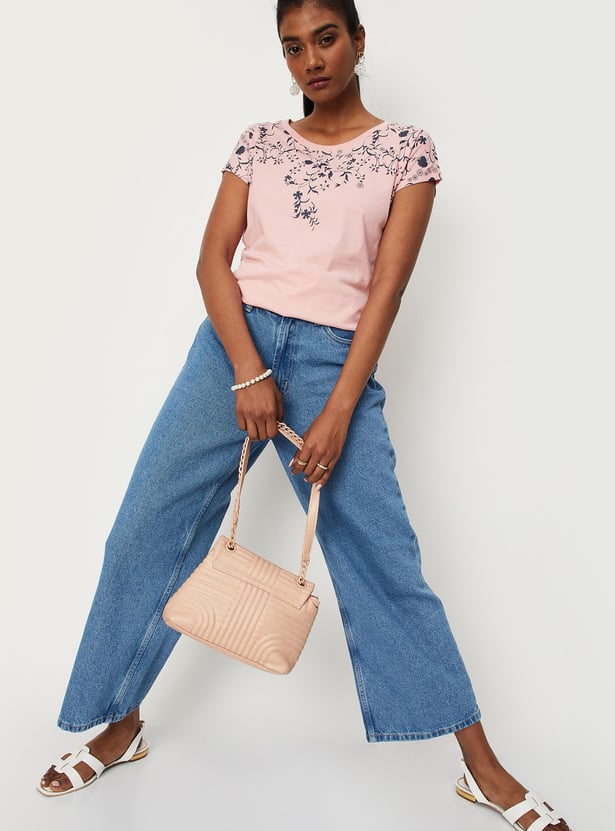 Women Graphic Round Neck T-shirt