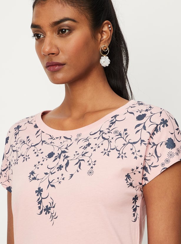 Women Graphic Round Neck T-shirt