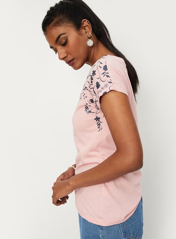 Women Graphic Round Neck T-shirt
