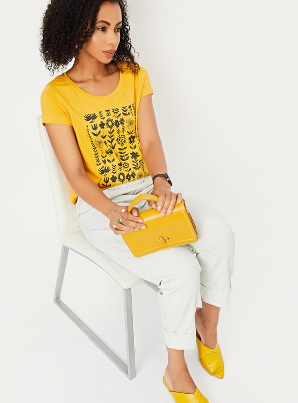Women Printed Cotton T-shirt