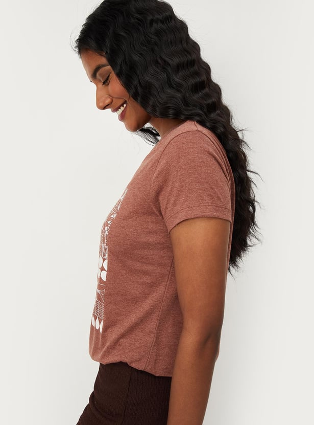 Women Graphic Round Neck T-shirt