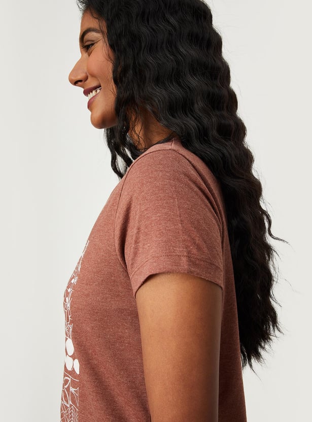 Women Graphic Round Neck T-shirt