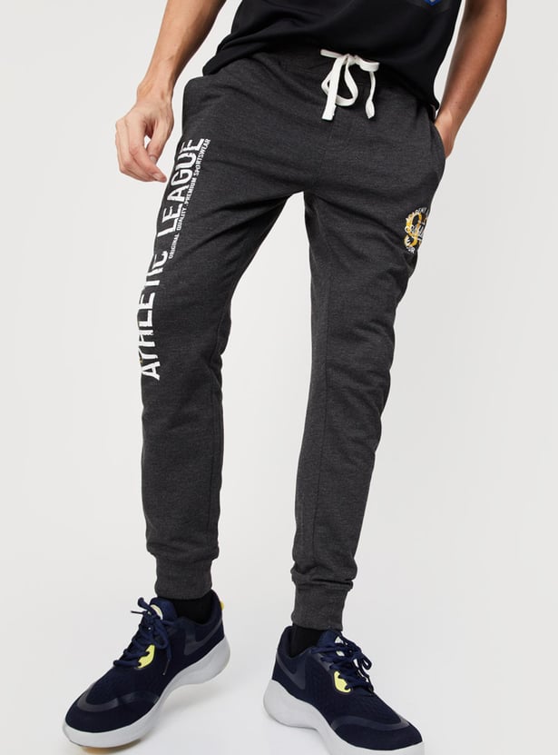 Men Printed Slim Fit Athleisure Joggers