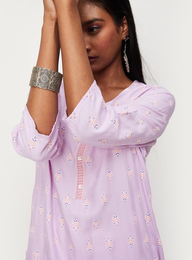 Women Printed Kurta with Palazzos