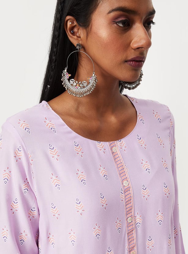 Women Printed Kurta with Palazzos