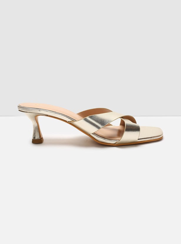 MAX Women Solid Slip-On Stiletto Heels