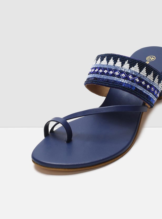 MAX Women Embellished Block Heel Sandals