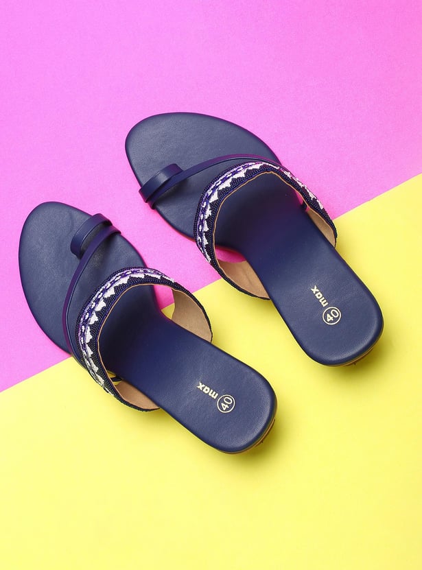 MAX Women Embellished Block Heel Sandals
