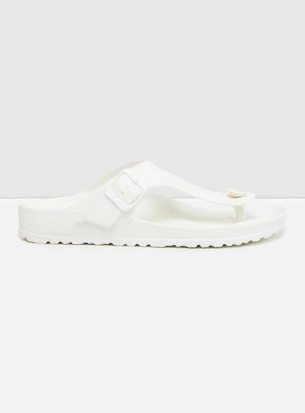 Men Solid Slip-On Sandals