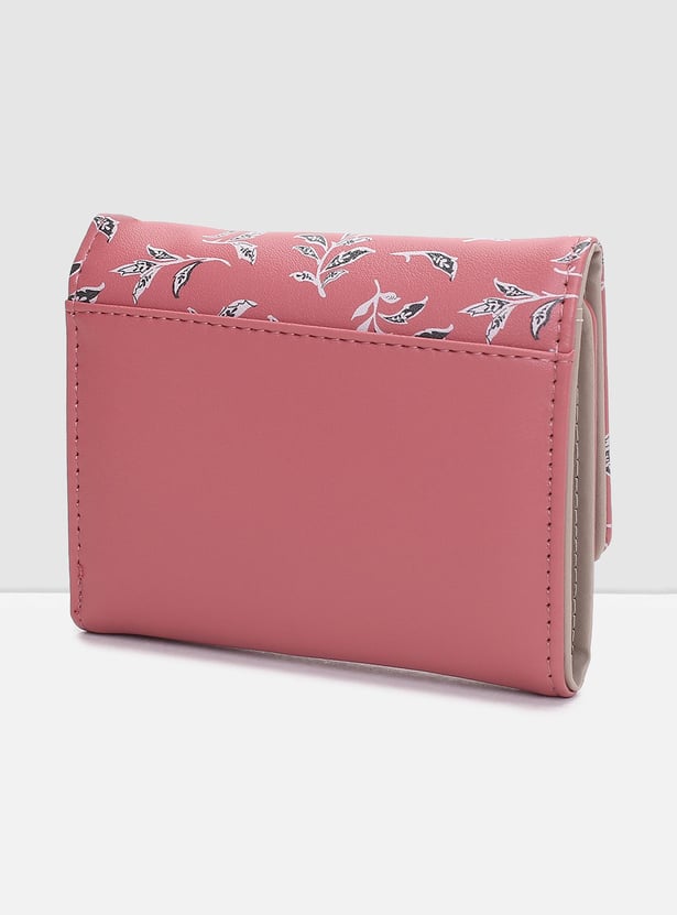 Women Floral Printed Bi-Fold Wallet