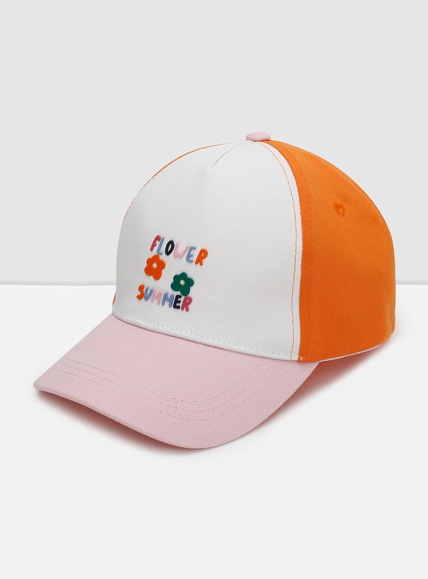 Girls Colourblock Baseball Cap