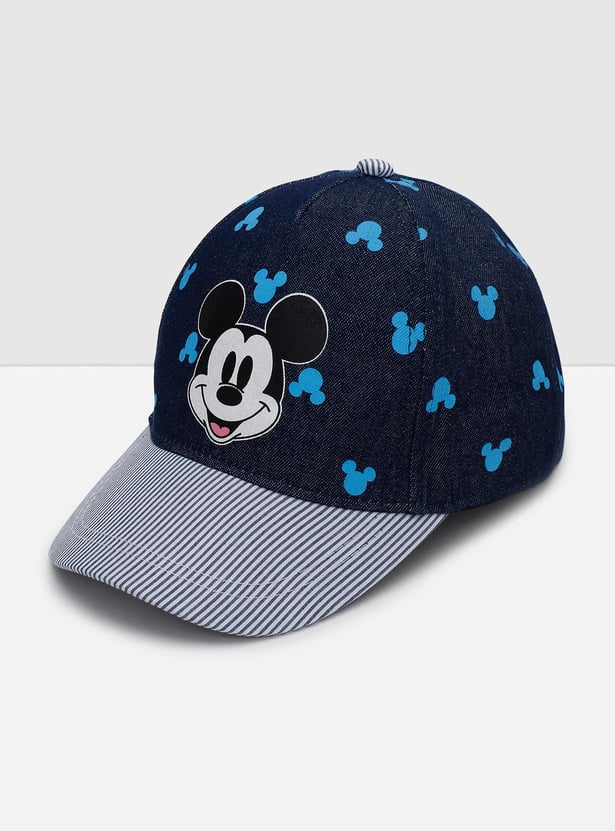 Boys Mickey Mouse Printed Baseball Cap