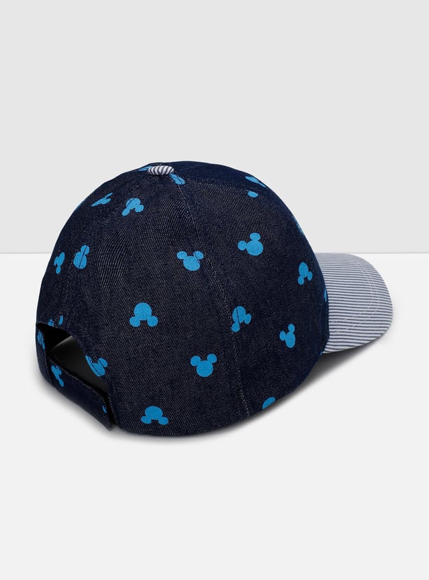 Boys Mickey Mouse Printed Baseball Cap