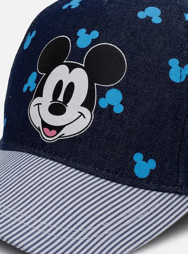 Boys Mickey Mouse Printed Baseball Cap