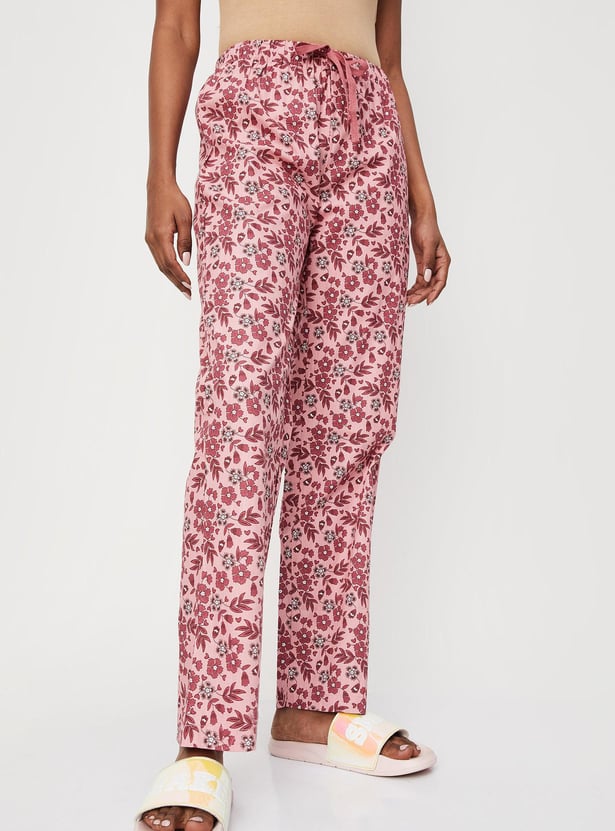 Women Floral Printed Shirt and Pyjamas