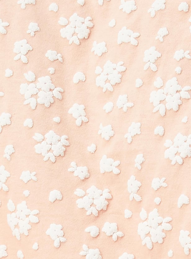 Women Floral Embossed Top
