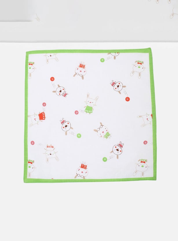 Kids Printed Handkerchief - Pack of 6