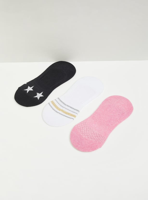 Women Assorted Low-Cut Socks - Pack of 3