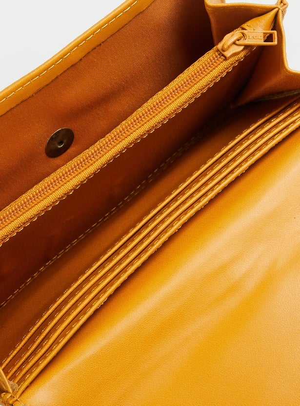 Women Solid Flap Wallet