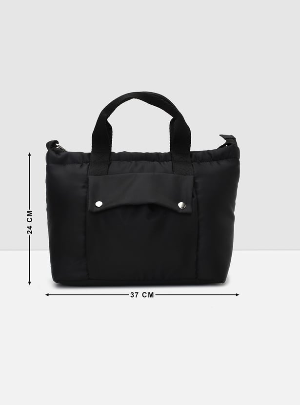 Women Solid Sling Bag with Pouch