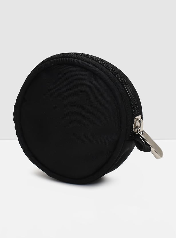 Women Solid Sling Bag with Pouch