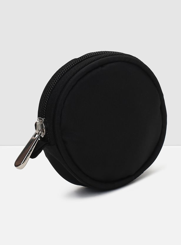 Women Solid Sling Bag with Pouch