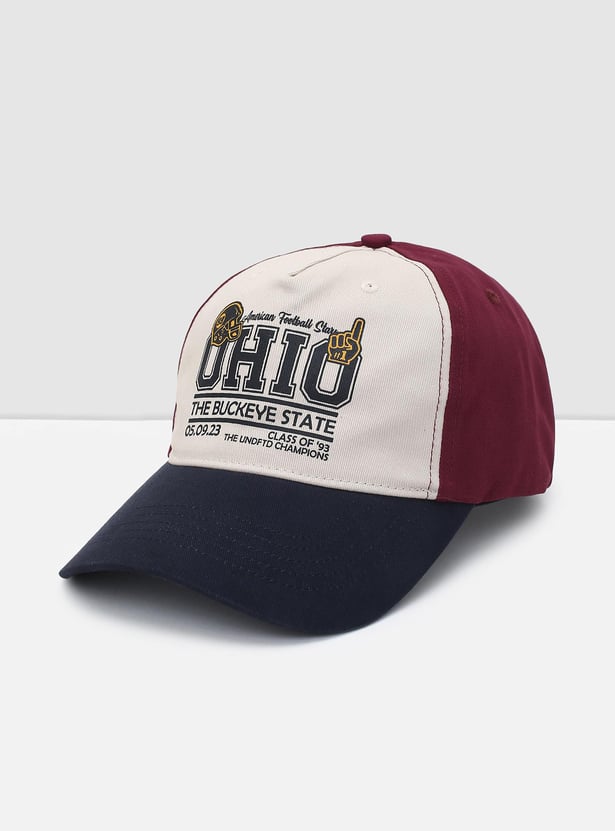 Men Colourblock Baseball Cap