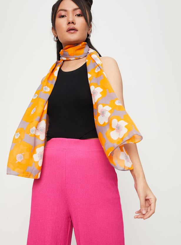 Women Floral Printed Scarf