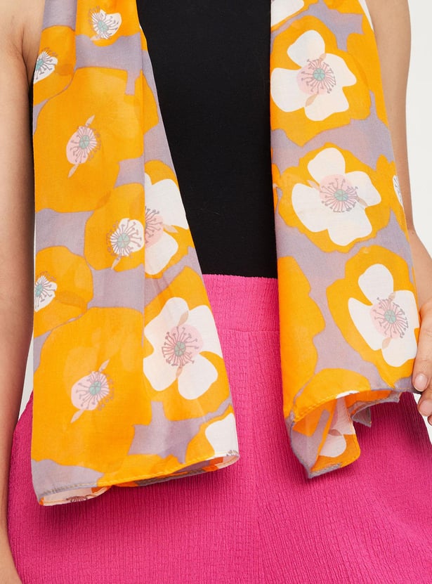 Women Floral Printed Scarf