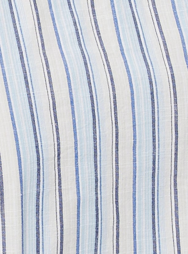 Men Striped Slim Fit Shirt