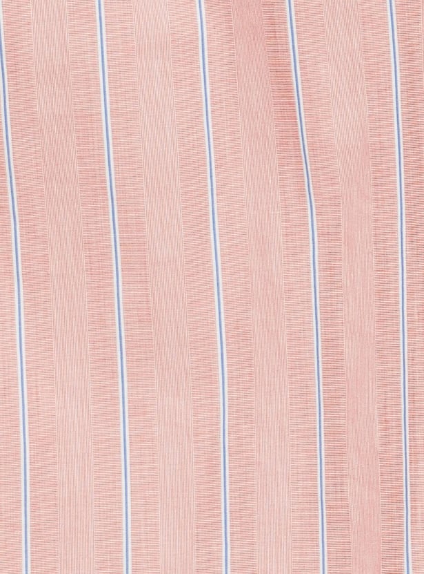 Men Striped Slim Fit Smart Casual Shirt