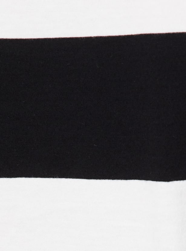 Women Striped Drop Shoulder T-shirt