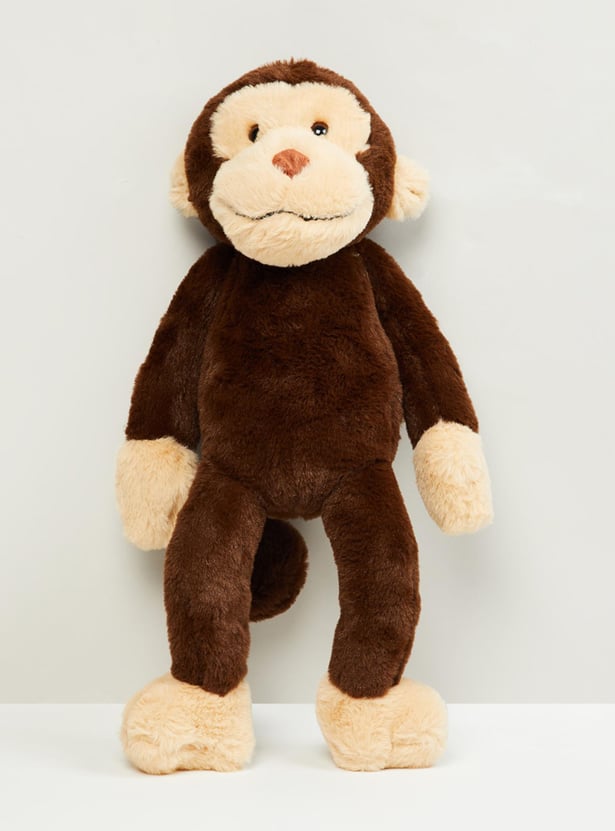 Kids Colourblock Monkey Soft Toy